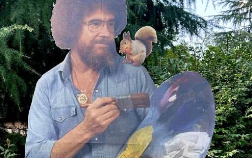 Bob Ross Birthday Party Workshop