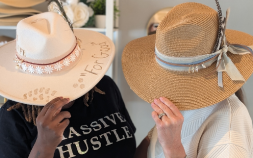 Custom Hat Burning & Embellishing