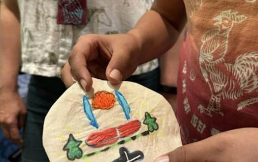 Fabric Amulet Necklace Workshop with Emma Chammah