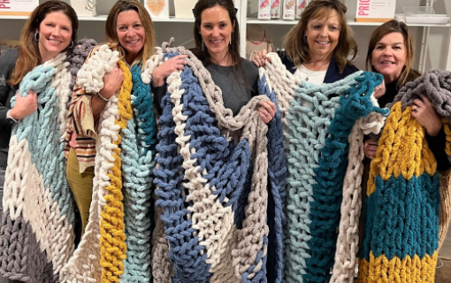 Chunky Knit Blanket Workshop