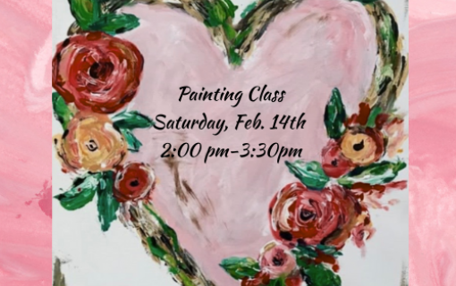 Art from the Heart Valentine's Painting Class