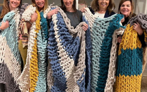 Create a Chunky Knit Blanket