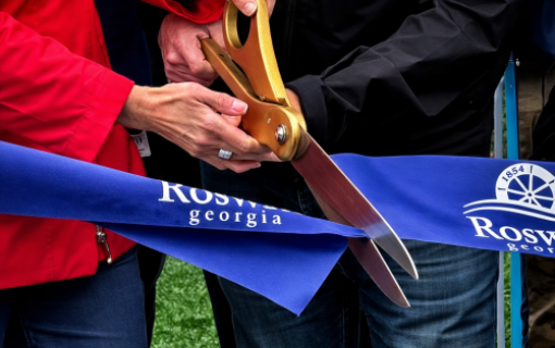 Ribbon-Cutting Ceremony: Roswell Area Park Pond