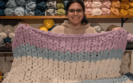 Chunky Knit Blanket Workshop
