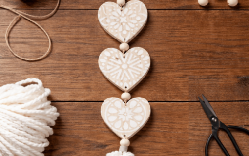 Beaded Mandala Heart Hanger Workshop