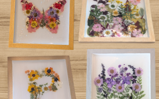 Make Dried Flower Resin Art