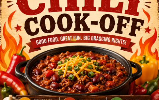 3rd Annual Chili Cook Off