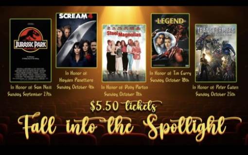 Fall Into the Spotlight: Sunday Film Series