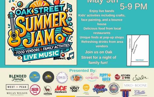 Oak Street Summer Jam Postcard